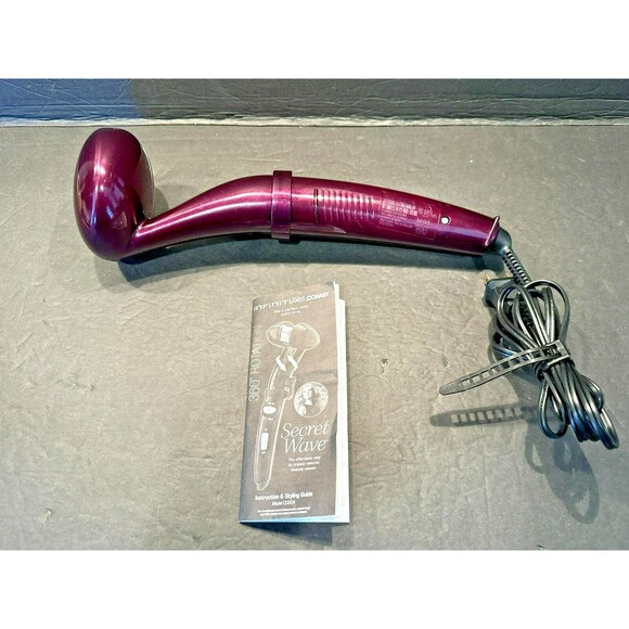 Infinity Pro by Conair Secret Wave 360° Rotation Model CD204 Purple Wave Iron - Picture 4 of 4